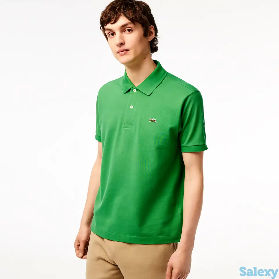 Мужское поло lacoste l1212 classic fit, фотография 1