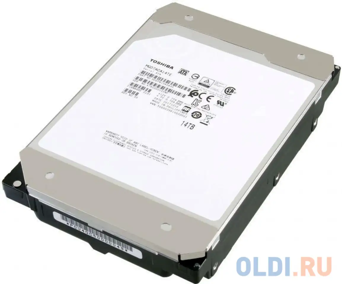 Жесткий диск sata 14tb 7200rpm 6gb/s 256mb mg07aca14te toshiba, фотография 1