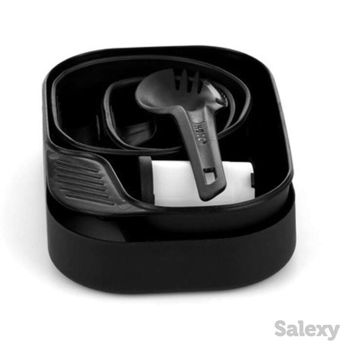 Набор посуды wildo camp-a-box complete black, фотография 1
