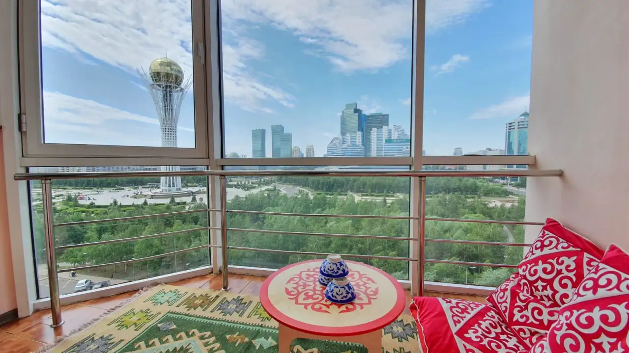 Посуточно 3-х комн.кв с шикарным видом на Байтерек, фотография 2