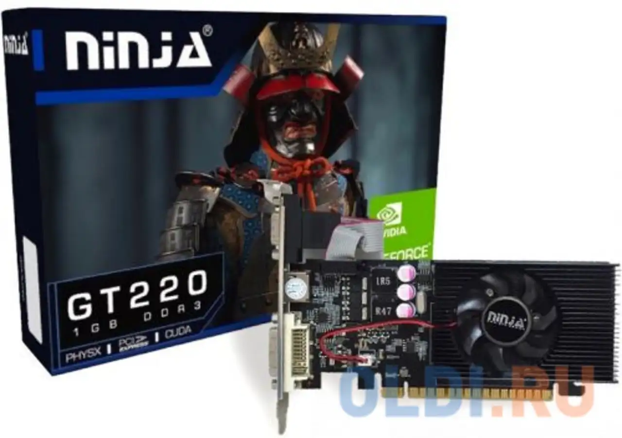 Видеокарта sinotex ninja geforce gt 220 nh22np013f 1024mb, фотография 1