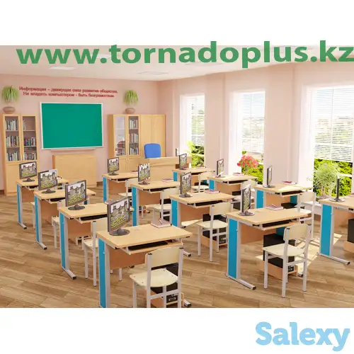 Школьная мебель. Стулья, парты, столы рабочие лабораторные демонстрационные, пеналы в РАССРОЧКУ напрямую с фабрики, фотография 11