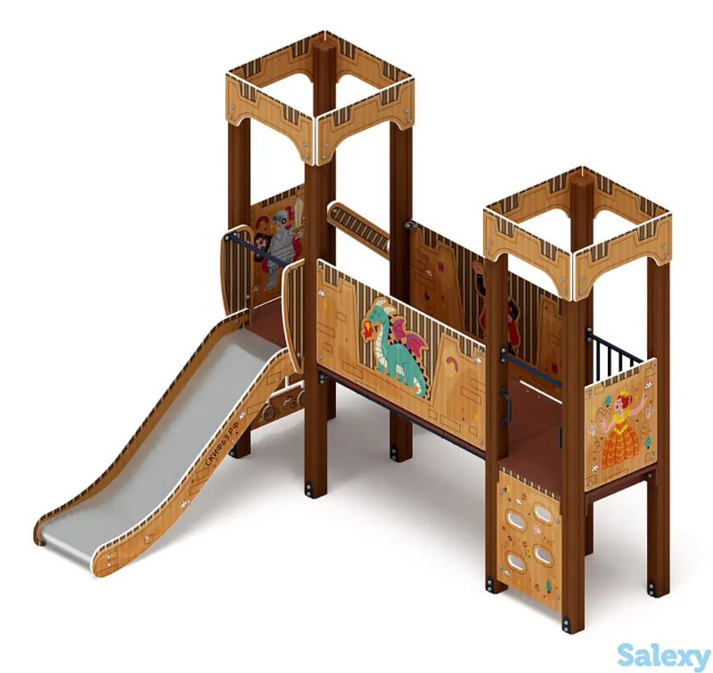 Королевство (картонное) - дик 1.15.06-12 - игровой комплекс h=900, фотография 1