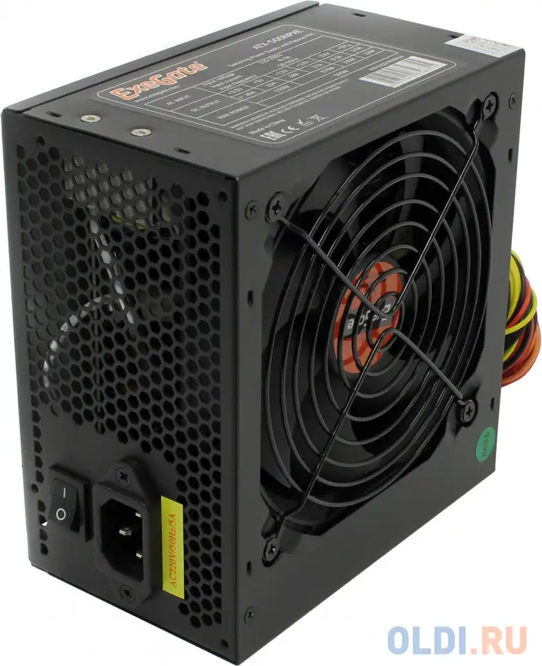 Блок питания exegate atx-500npxe +pfc ex221638rus 500 вт, фотография 1