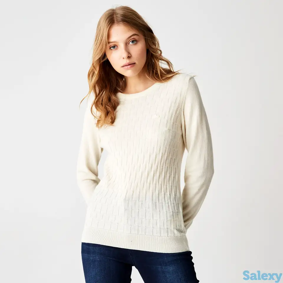 Женский свитер lacoste из шерсти и кашемира, фотография 1