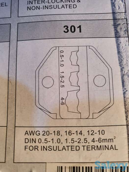 Обжимной инструмент обжиматель кримпер обжимник для клемм, фотография 6
