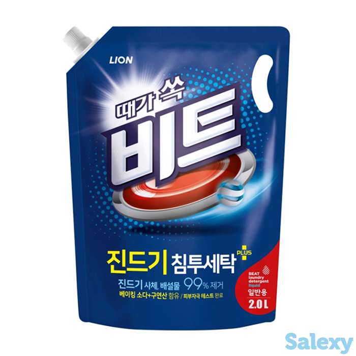 Жидкое средство для стирки cj lion beat liquid (рефилл 2,1 л), фотография 1