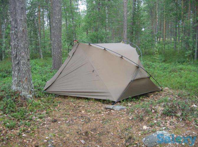 Палатка нормал траппер 2 si/pu олива, фотография 2