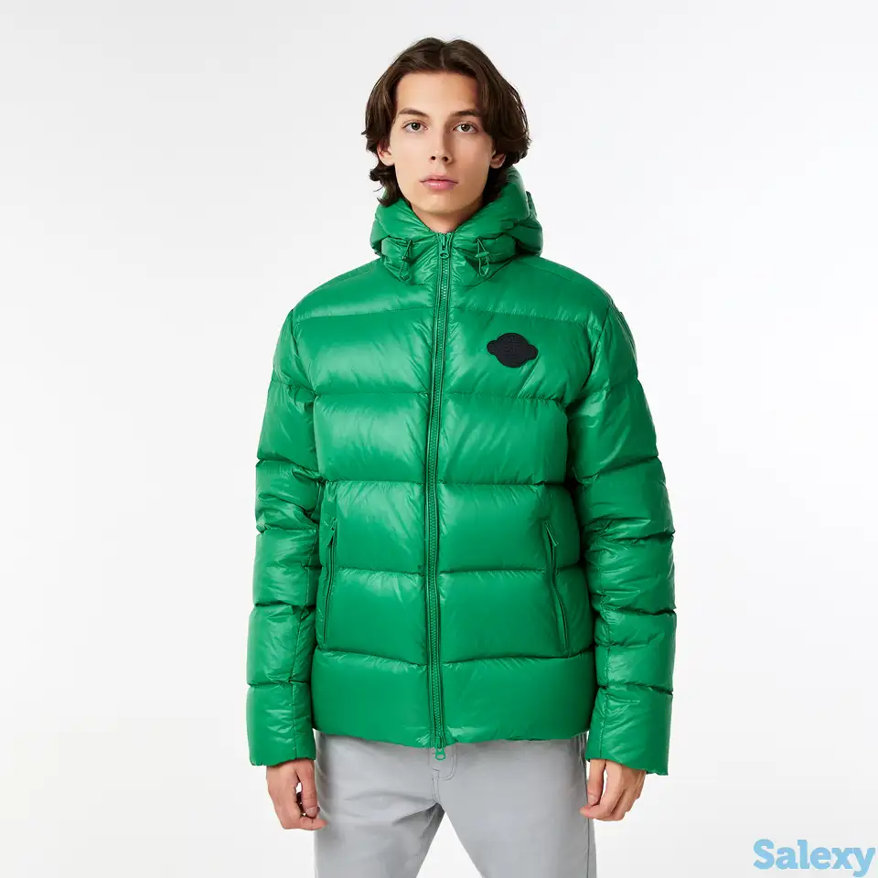 Мужская короткая куртка-пуховик lacoste, фотография 1