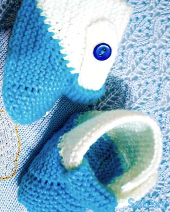 Детский плед нежно-голубого цвета, фотография 4