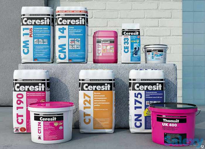 Клей для плитки, керамогранита, кафеля, фотография 1