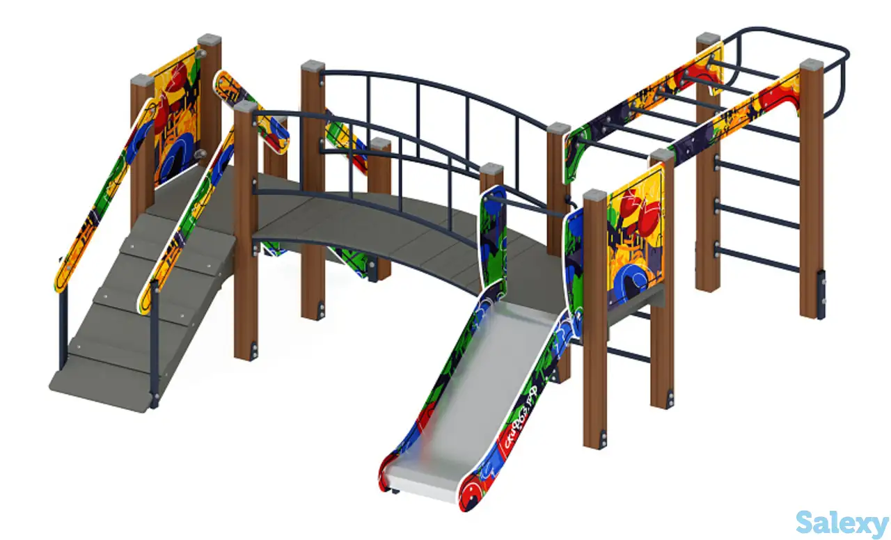 Карапуз (граффити) - дик 1.001.05-03 - игровой комплекс н=750, фотография 1