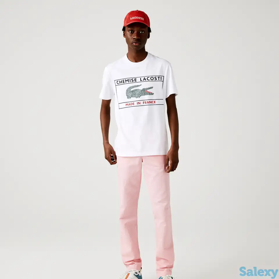 Мужская футболка из органического хлопка с принтом made in france, фотография 1