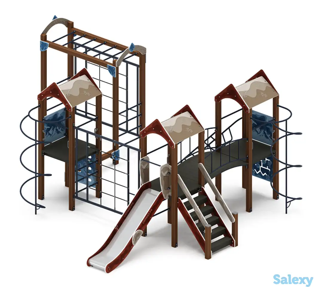 Городок (алтай) - дик 2.01.3.04-04 - игровой комплекс h=1200, фотография 1