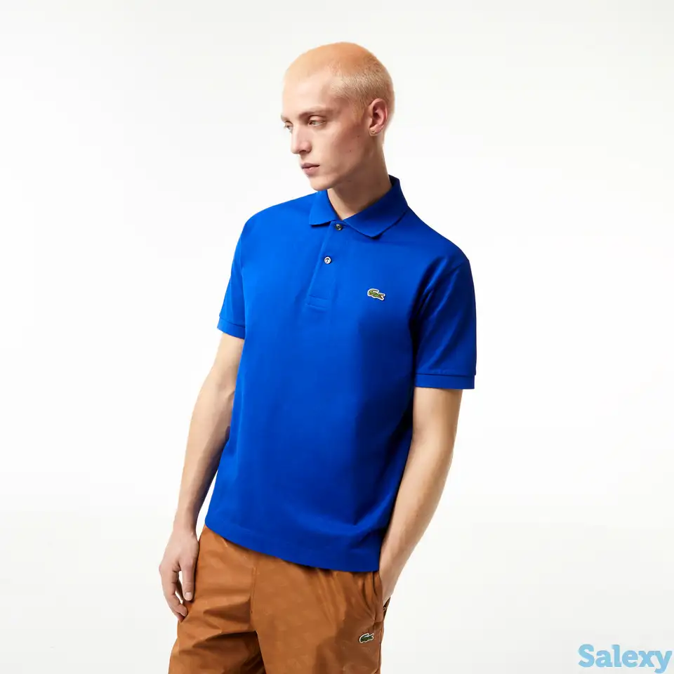 Мужское поло lacoste l1212 classic fit, фотография 1