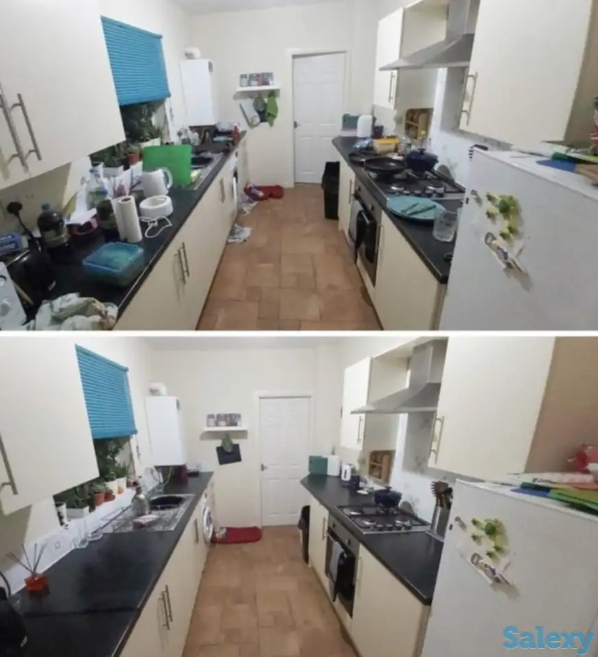 Генеральная влажная уборка после ремонта квартир домов коттеджей офисов магазинов кафе ресторан склад помещений, фотография 5