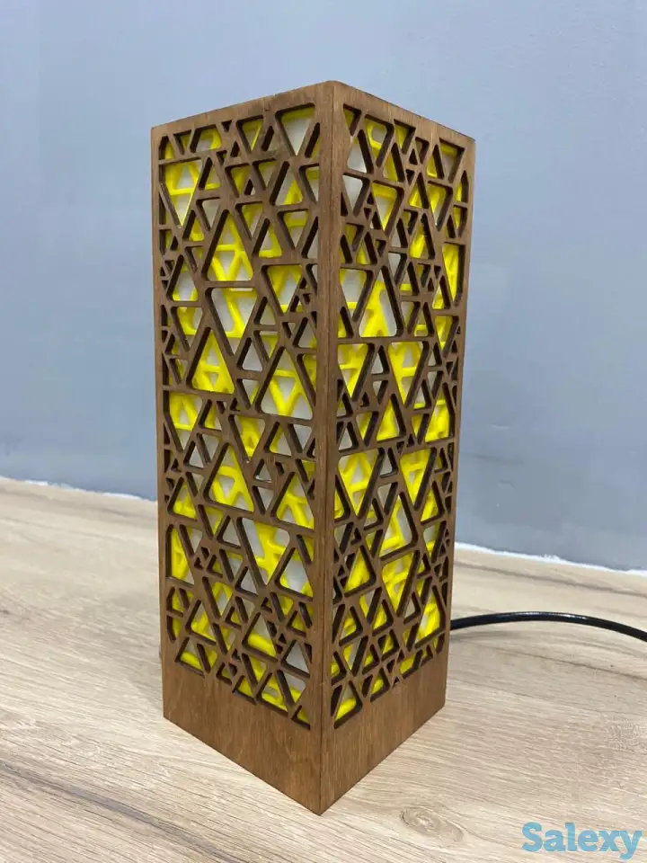 Желтый Интерьерный светильник - ночник, фотография 2