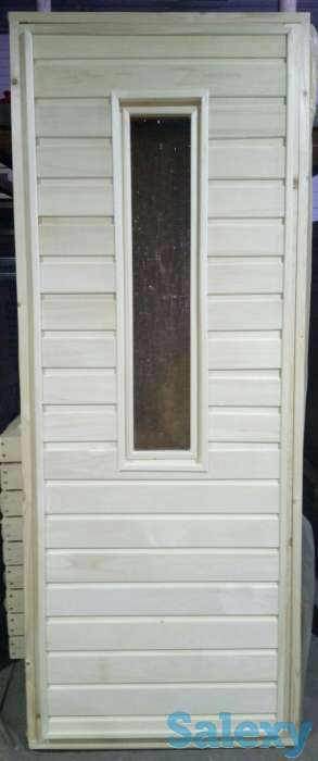 Двери деревянные из массива сосны, деревянный погонаж, Двери для бани и сауны., фотография 4