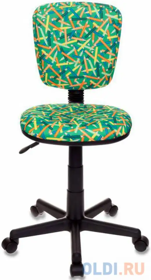 Кресло детское бюрократ ch-204nx/pencil-gn зеленый карандаши, фотография 1