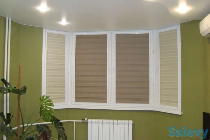 Жалюзи Ролл шторы Зебра День-Ночь, фотография 5