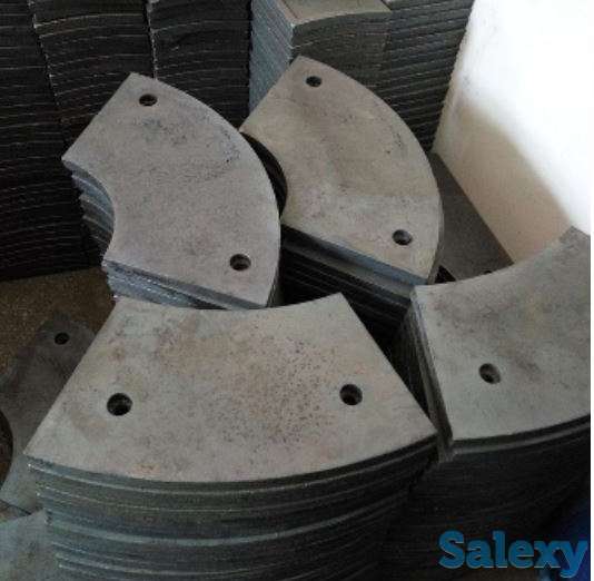 Броня.Стойки и лопатки БСУ ( бетоносмесительных установок), фотография 1