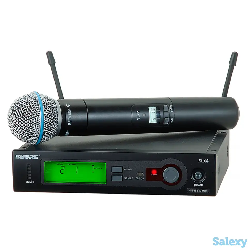 Радиосистема shure slx24e/b58-k3e, фотография 1
