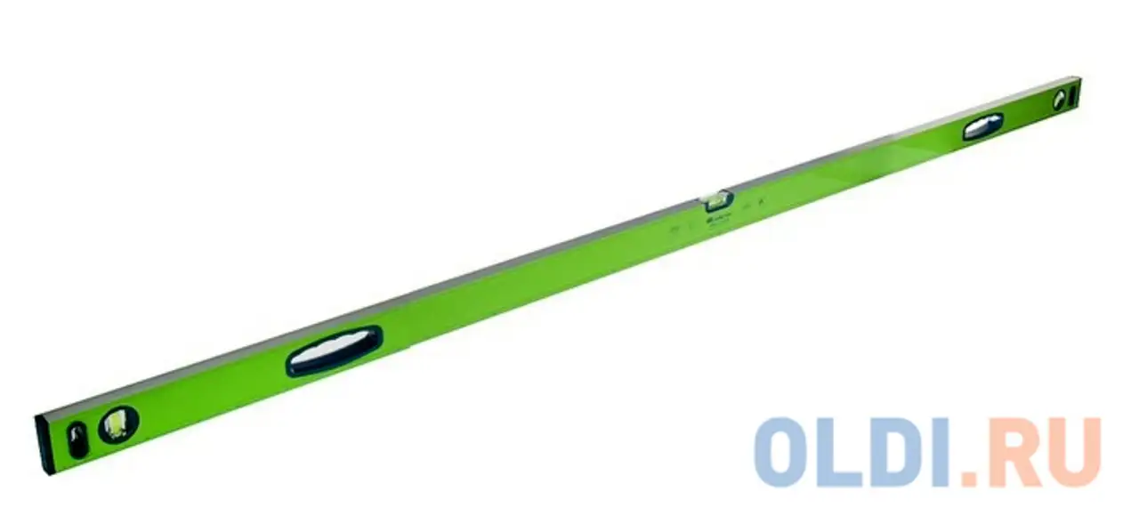 Уровень алюминиевый усм-0,5-1200, фрезерованный, 3 глазка, магнитный, рукоятки, 1200 мм// сибртех, фотография 1