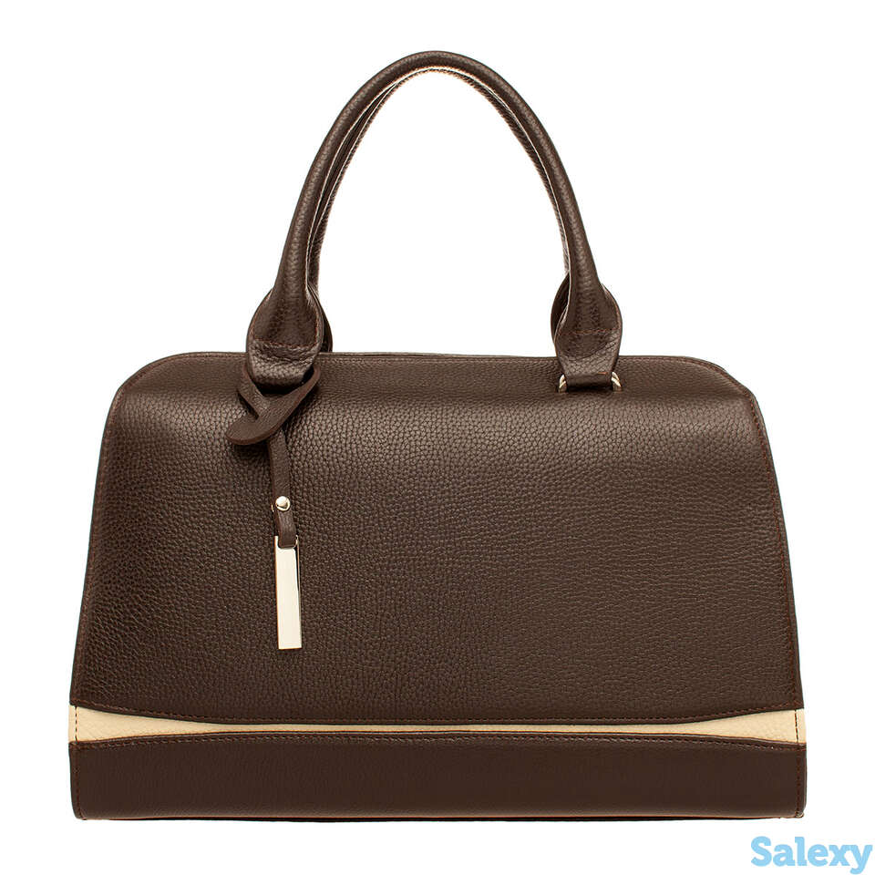 Женская кожаная сумка emra brown, фотография 2