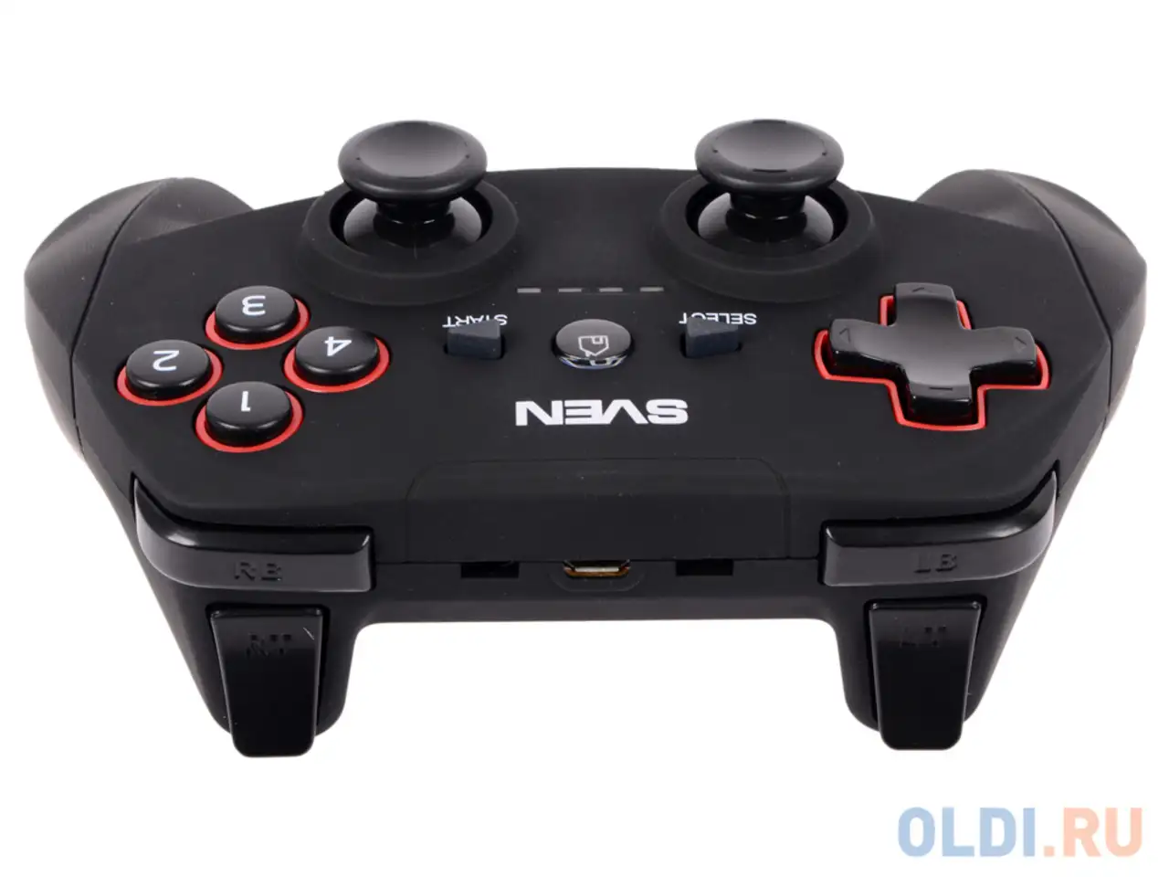 Геймпад беспроводной sven gc-2040 (11 кл. 2 мини-джойстика, d-pad, soft touch,, фотография 1