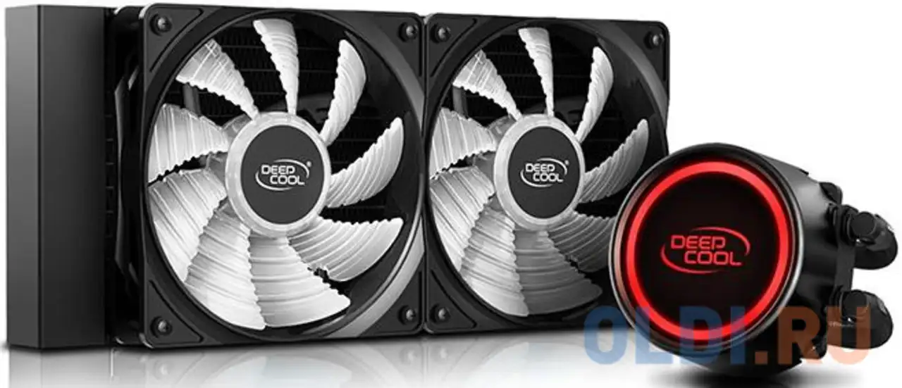 Система охлаждения жидкостная для процессора deepcool l240 v2, фотография 1