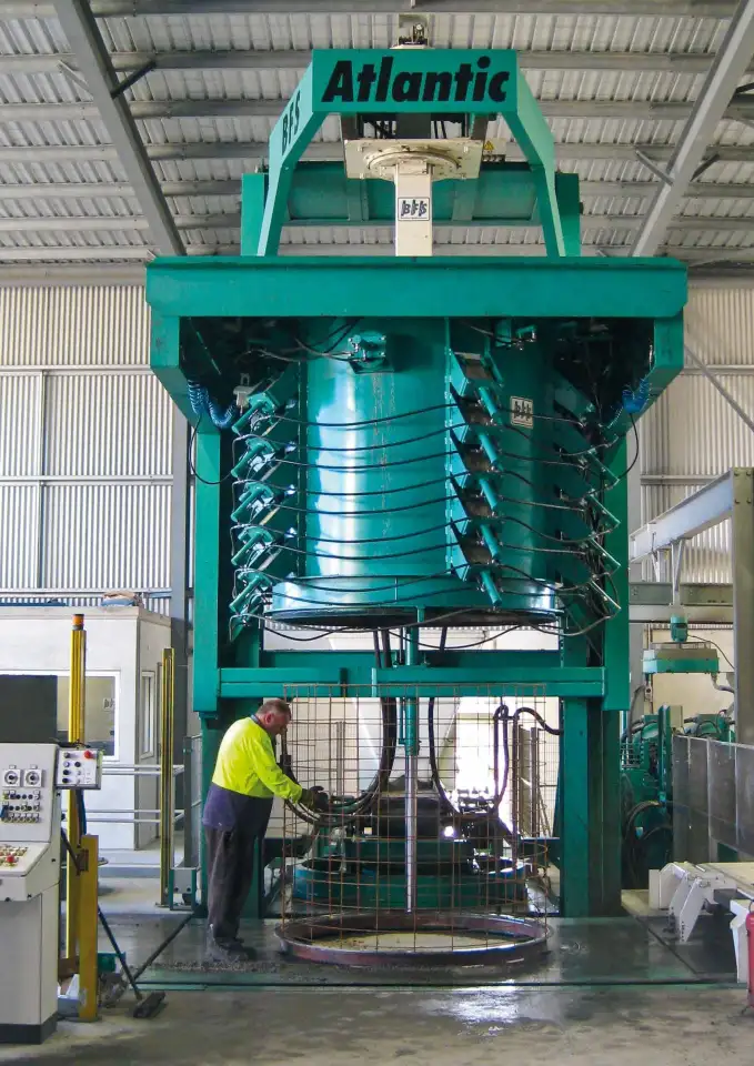 Оборудование для производства бетонных труб. ATLANTIC BFS, фотография 2