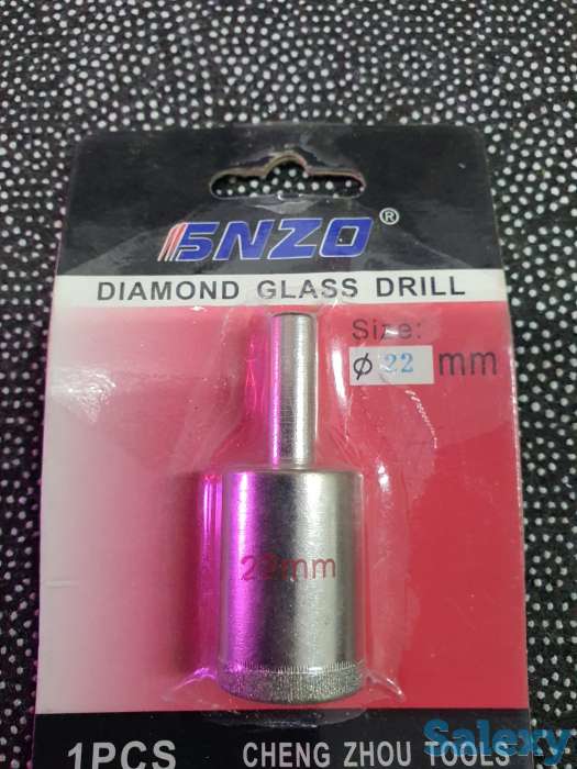 Алмазное сверло по стеклу 6, 10, 20, 22мм, фотография 3