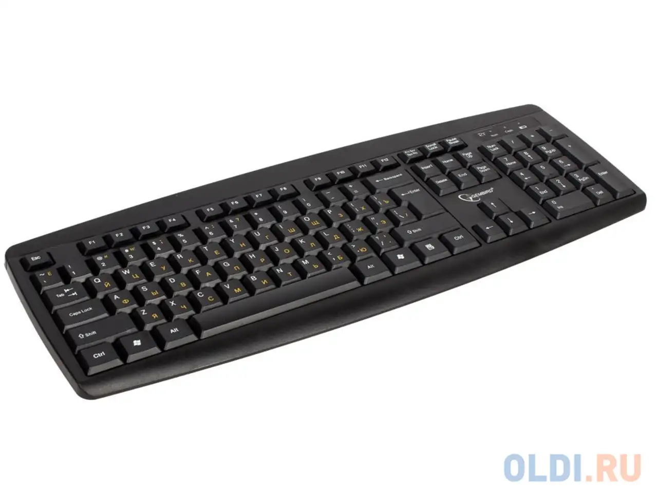 Комплект клавиатура + мышь беспров. gembird kbs-8000,черный, 2.4ггц/10м, 1600dpi,  мини-приемник-, фотография 1