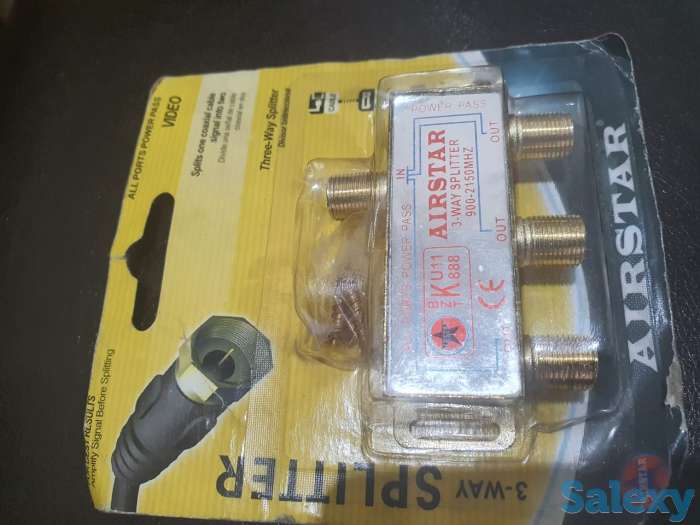 Сплиттер делитель TV сигнала 3 way Разветвитель на 3 TV, фотография 2