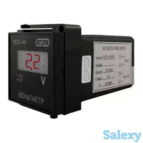 Bольтметр цифровой TED2-48 АС 0-500V Энергия, фотография 2