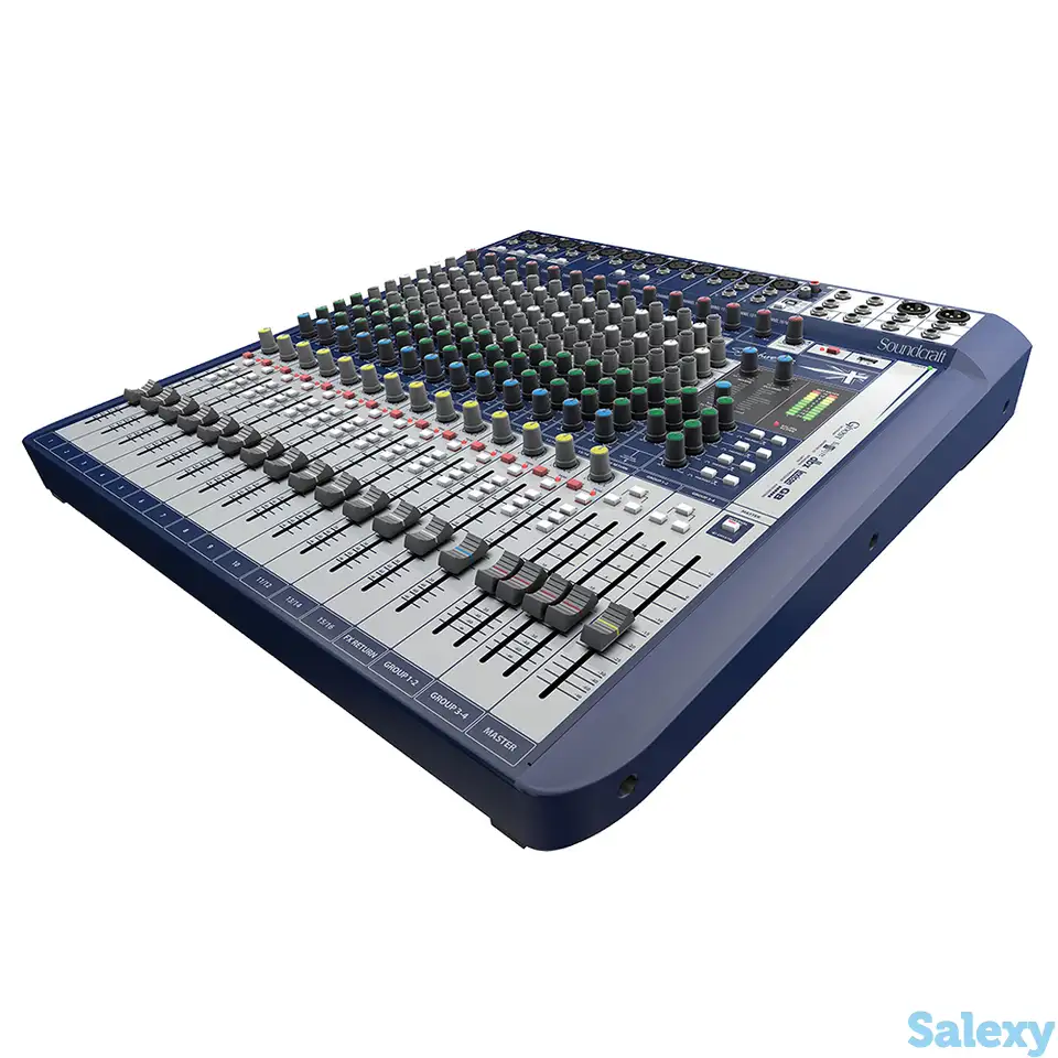 Аналоговый микшерный пульт soundcraft signature 16, фотография 1