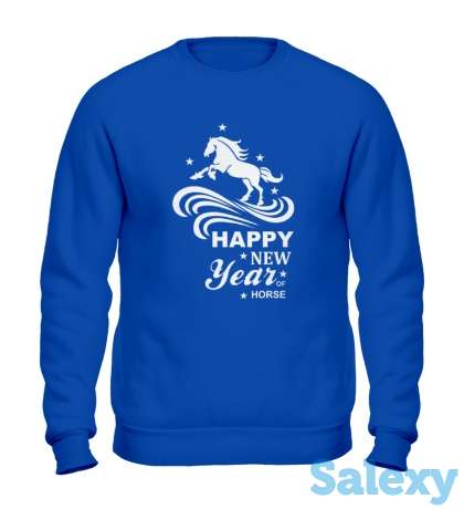 Новогодний свитшот. Печать на свитшоте к новому году с нанесением., фотография 1
