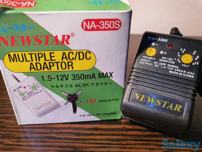 Адаптор, блок питания Newstar NA-350S 1,5-3-4,5-6-9-12v 350mAh зарядка, фотография 3
