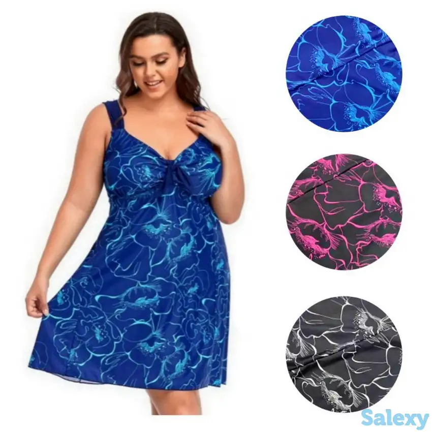 Продам купальник больших размеров сарафан/платье/юбочка/танкини ДОСТАВКА | инста sharmkz, фотография 2