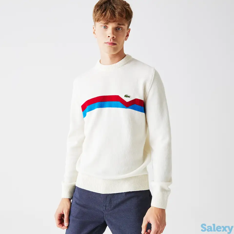 Шерстяной свитер lacoste, фотография 1