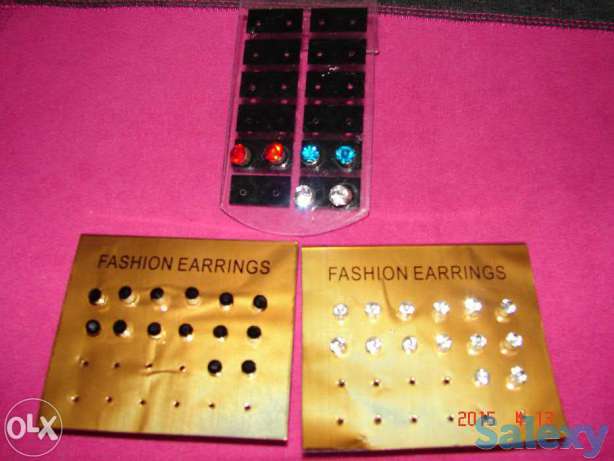 Сережки - гвоздики новые, фотография 1