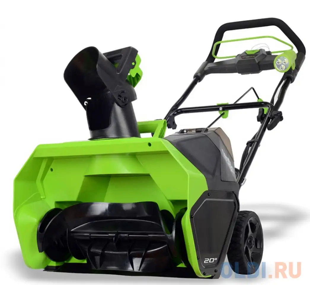 Аккумуляторный снегоуборщик greenworks 40v g-max gd40st без аккумулятора и зарядного устройства, фотография 1