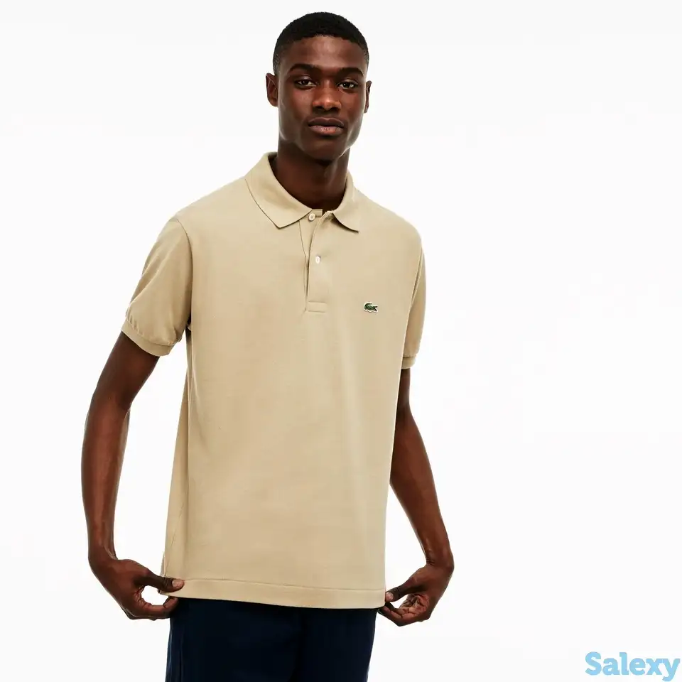 Мужское поло lacoste l1212 classic fit, фотография 1