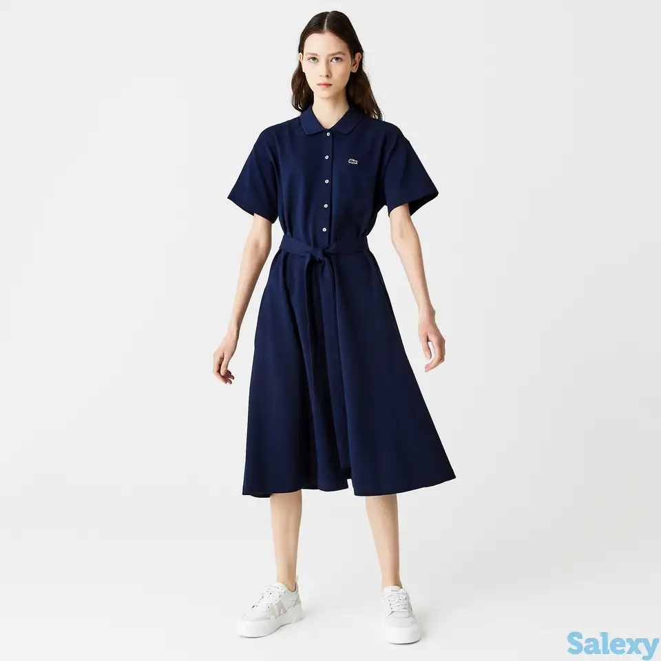 Женское платье lacoste с поясом, фотография 1