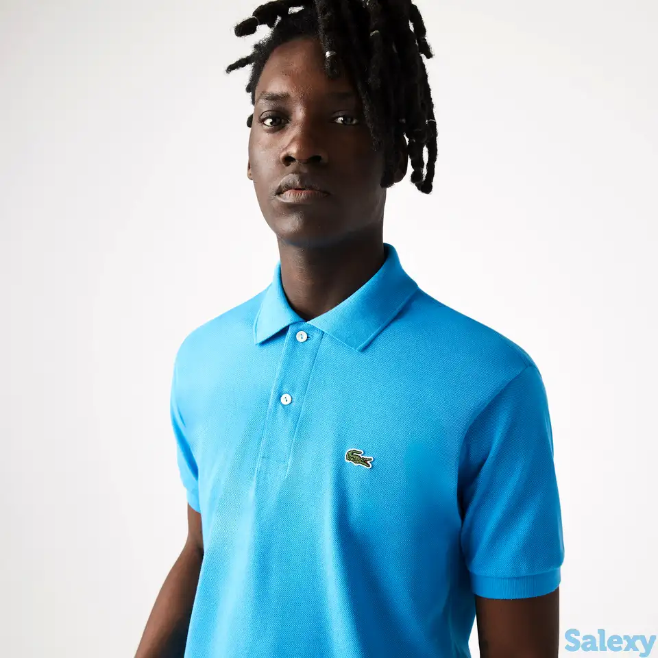 Мужское поло lacoste l1212 classic fit, фотография 1