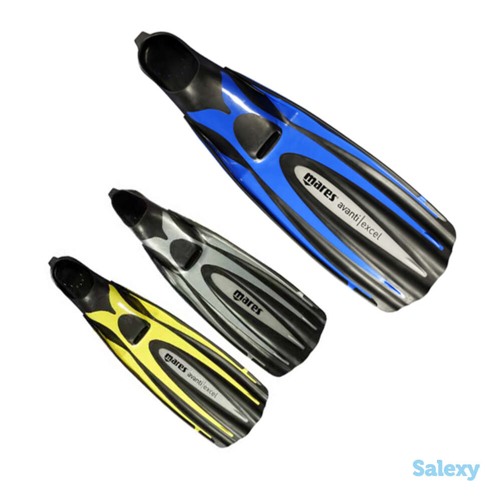 Ласты для плавания mares avanti excel цвет черный, фотография 1