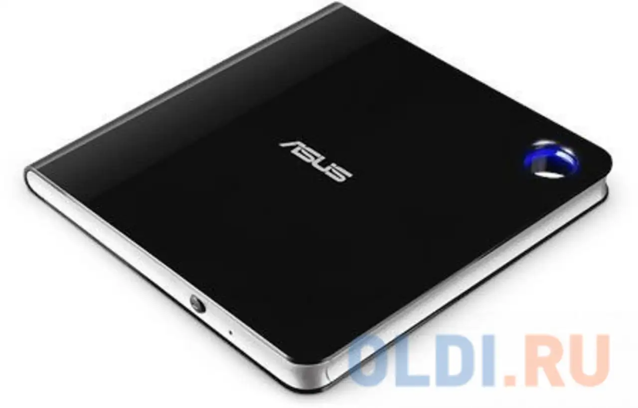Внешний привод blu-ray asus sbw-06d5h-u/blk/g/as usb черный retail, фотография 1
