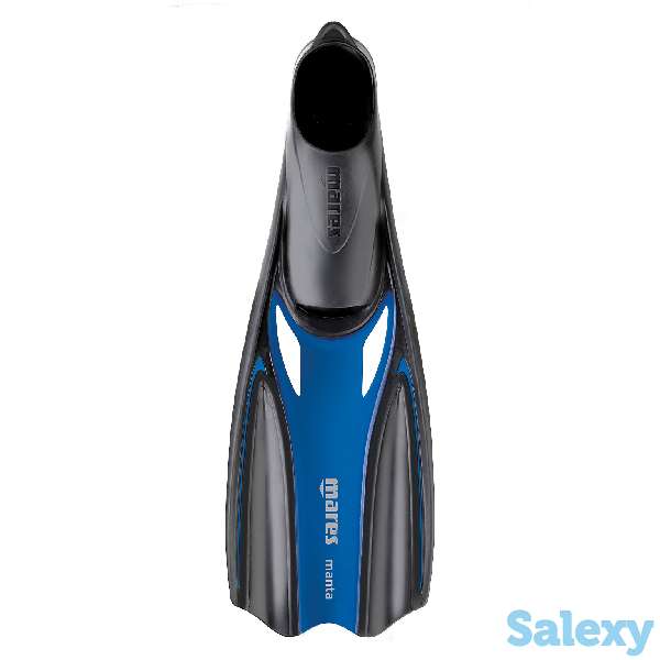 Ласты для плавания mares manta jr - цв.синий, фотография 2