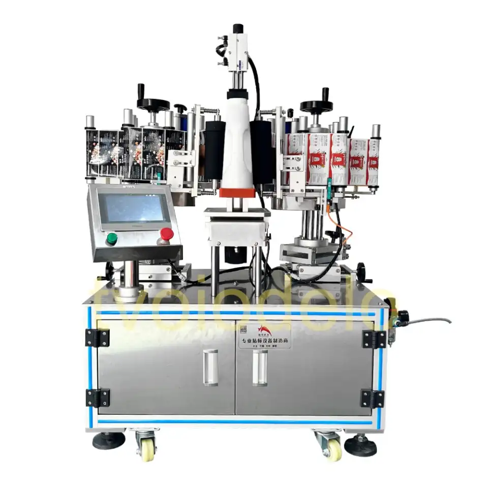Полуавтоматический этикетировщик для овальной тары, фотография 1