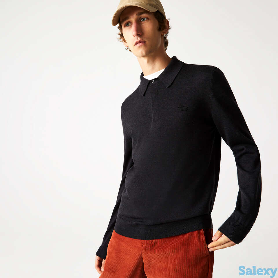 Шерстяной свитер lacoste, фотография 1